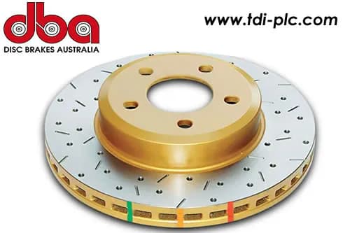 DBA Disc Rear – 4000 Series (Cross drilled & slotted) each (for 1.8L up to 2000), image 1 of 1