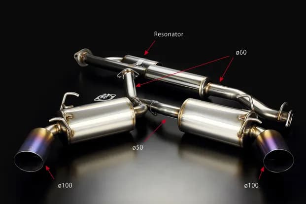 Toda Racing GT86 and BRZ High Power Muffler Exhaust System