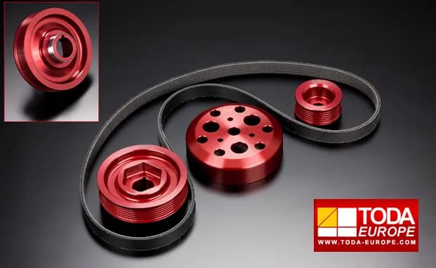 S2000 Toda Racing Lightweight Pulley Kit with-AC, image 1 of 1