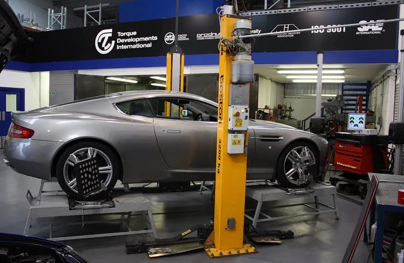 Aston Martin DB9 handling upgrade