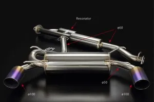 Toda Racing GT86 and BRZ High Power Muffler Exhaust System